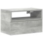 vidaXL Comodino a Muro Grigio Cemento 45x26x28,5 cm vidaXL Comodino a Muro Grigio Cemento 45x26x28,5 cm