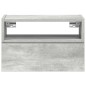 vidaXL Comodino a Muro Grigio Cemento 45x26x28,5 cm vidaXL Comodino a Muro Grigio Cemento 45x26x28,5 cm