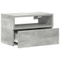 vidaXL Comodino a Muro Grigio Cemento 45x26x28,5 cm vidaXL Comodino a Muro Grigio Cemento 45x26x28,5 cm