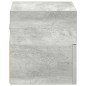 vidaXL Comodino a Muro Grigio Cemento 45x26x28,5 cm vidaXL Comodino a Muro Grigio Cemento 45x26x28,5 cm