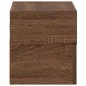vidaXL Comodini a Muro 2 pz Rovere Marrone 45x26x28,5 cm vidaXL Comodini a Muro 2 pz Rovere Marrone 45x26x28,5 cm