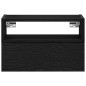 vidaXL Comodini a Muro 2 pz Nero 45x26x28,5 cm vidaXL Comodini a Muro 2 pz Nero 45x26x28,5 cm