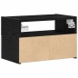 vidaXL Comodini a Muro 2 pz Nero 45x26x28,5 cm vidaXL Comodini a Muro 2 pz Nero 45x26x28,5 cm