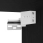 vidaXL Comodini a Muro 2 pz Nero 45x26x28,5 cm vidaXL Comodini a Muro 2 pz Nero 45x26x28,5 cm