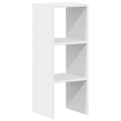 vidaXL Libreria Impilabili Bianca 30x30x80 cm in Legno Multistrato