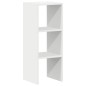vidaXL Libreria Impilabili Bianca 30x30x80 cm in Legno Multistrato