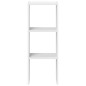 vidaXL Libreria Impilabili Bianca 30x30x80 cm in Legno Multistrato