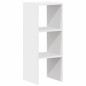 vidaXL Libreria Impilabili Bianca 30x30x80 cm in Legno Multistrato