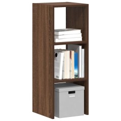 vidaXL Libreria Impilabili Rovere Marrone 30x30x80cm Legno Multistrato