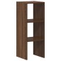 vidaXL Libreria Impilabili Rovere Marrone 30x30x80cm Legno Multistrato vidaXL Libreria Impilabili Rovere Marrone 30x30x80cm Legno Multistrato