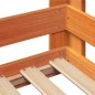 vidaXL Giroletto senza materasso marrone cera 80x160 cm legno di pino vidaXL Giroletto senza materasso marrone cera 80x160 cm legno di pino