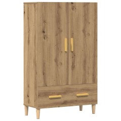 vidaXL Credenza Rovere Artigianale 70x31x115 cm in Legno Multistrato