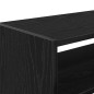 vidaXL Scarpiere 2 pz Impilabili in Rovere Nero 60x30x30,5 cm vidaXL Scarpiere 2 pz Impilabili in Rovere Nero 60x30x30,5 cm