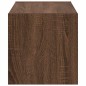 vidaXL Scarpiera Impilabile Rovere Marrone 60x30x30,5 cm