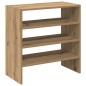 vidaXL Scarpiere 2 pz Impilabili Rovere Artigianale 60x30x30,5 cm