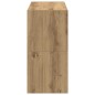 vidaXL Scarpiere 2 pz Impilabili Rovere Artigianale 60x30x30,5 cm