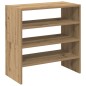vidaXL Scarpiere 2 pz Impilabili Rovere Artigianale 60x30x30,5 cm
