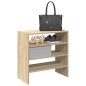 vidaXL Scarpiere 2 pz Impilabili Rovere Sonoma 60x30x30,5 cm vidaXL Scarpiere 2 pz Impilabili Rovere Sonoma 60x30x30,5 cm