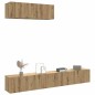 vidaXL Mobili TV a Parete 3 pz Rovere 100x30x30 cm Truciolato vidaXL Mobili TV a Parete 3 pz Rovere 100x30x30 cm Truciolato