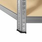 vidaXL Scaffale Angolare 5 Ripiani Argento Acciaio e Legno Multistrato vidaXL Scaffale Angolare 5 Ripiani Argento Acciaio e Legno Multistrato
