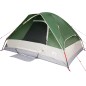 vidaXL Tenda da Campeggio a Cupola per 4 Persone Verde Impermeabile vidaXL Tenda da Campeggio a Cupola per 4 Persone Verde Impermeabile