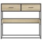 vidaXL Tavolo Consolle Rovere Sonoma 90x35x80 cm in Legno Multistrato vidaXL Tavolo Consolle Rovere Sonoma 90x35x80 cm in Legno Multistrato