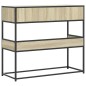 vidaXL Tavolo Consolle Rovere Sonoma 90x35x80 cm in Legno Multistrato vidaXL Tavolo Consolle Rovere Sonoma 90x35x80 cm in Legno Multistrato