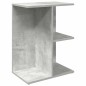 vidaXL Comodino Grigio Cemento 46,5x29x61 cm in Legno Multistrato