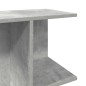 vidaXL Comodino Grigio Cemento 46,5x29x61 cm in Legno Multistrato