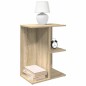 vidaXL Comodino Rovere Sonoma 46,5x29x61 cm in Legno Multistrato
