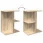 vidaXL Comodino Rovere Sonoma 46,5x29x61 cm in Legno Multistrato