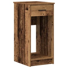vidaXL Supporto per Computer a Torre con Cassetto Antico 35x45x77 cm