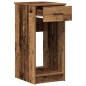 vidaXL Supporto per Computer a Torre con Cassetto Antico 35x45x77 cm
