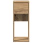 vidaXL Supporto per Computer a Torre con Cassetto Rovere 30x44x74 cm vidaXL Supporto per Computer a Torre con Cassetto Rovere 30x44x74 cm