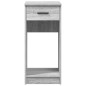 vidaXL Supporto a Torre per Computer con Cassetto Grigio 35x45x77 cm