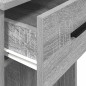 vidaXL Supporto a Torre per Computer con Cassetto Grigio 35x45x77 cm