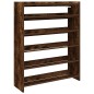 vidaXL Scarpiera Rovere Fumo 80x25x100 cm in Legno Multistrato