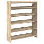 vidaXL Scarpiera Rovere Sonoma 80x25x100 cm in Legno Multistrato