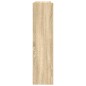 vidaXL Scarpiera Rovere Sonoma 80x25x100 cm in Legno Multistrato