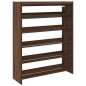 vidaXL Scarpiera Rovere Marrone 80x25x100 cm in Legno Multistrato