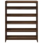 vidaXL Scarpiera Rovere Marrone 80x25x100 cm in Legno Multistrato