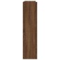 vidaXL Scarpiera Rovere Marrone 80x25x100 cm in Legno Multistrato