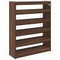 vidaXL Scarpiera Rovere Marrone 80x25x100 cm in Legno Multistrato