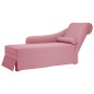vidaXL Sdraio con Capezzale e Bracciolo Destro in Velluto Rosa vidaXL Sdraio con Capezzale e Bracciolo Destro in Velluto Rosa
