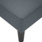 vidaXL Sdraio con Bracciolo Destro in Velluto Grigio Scuro vidaXL Sdraio con Bracciolo Destro in Velluto Grigio Scuro