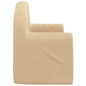 vidaXL Divano per Bambini a 2 Posti Crema in Morbido Peluche vidaXL Divano per Bambini a 2 Posti Crema in Morbido Peluche