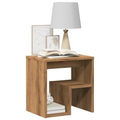 vidaXL Comodini 2pz Rovere Artigianale 40x30x40 cm in Truciolato