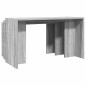 vidaXL Tavolini Impilabili 3 pz Grigio Sonoma in Legno Multistrato