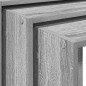 vidaXL Tavolini Impilabili 3 pz Grigio Sonoma in Legno Multistrato