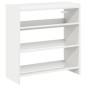vidaXL Scarpiera Bianca 60x25x62 cm in Legno Multistrato